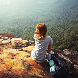 Chiropractic Raleigh NC Happy Woman Hiking